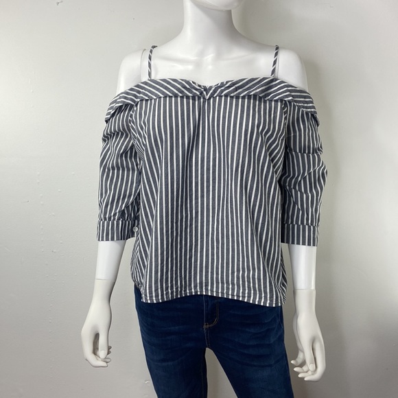 FUN off shoulder lightweight top shirt - Picture 3 of 12
